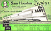 Postcard showing the Sam Houston Zephyr circa 1940