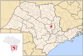 Location of the city of RioClaro in the state of São Paulo