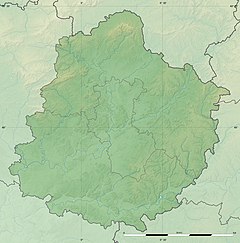 Mapa lokalizacyjna Sarthe