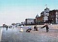 La terrazza del Kurhaus di Scheveningen alla fine del XIX secolo