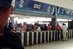 La estación de Once luego de la tragedia.