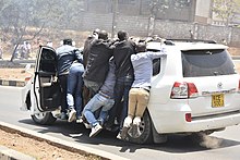 Exfiltration of a member of the parliament during riots in Nairobi (2017). Security Protection.jpg