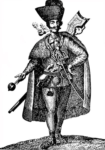 Serb soldier in Syrmia, 1742