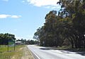 English: Town entry sign at Serpentine, Victoria