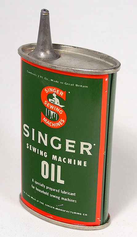 Vintage Singer Sewing Machine Oil Tin & Small Copper Oil Can. Both for one  money. - Rocky Mountain Estate Brokers Inc.