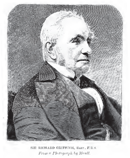 Sir Richard Griffith, 1st Baronet Irish geologist and mining engineer