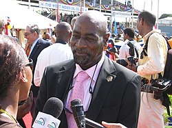 Viv Richards has scored 24 centuries in Test matches and 11 centuries in One Day Internationals. Sir Vivian Richards.jpg