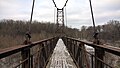 Antiguo puente de madera sobre el Donets