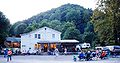 English: Live Blugrass music and dansing at Shreves Store in Smoke Hole Canyon.