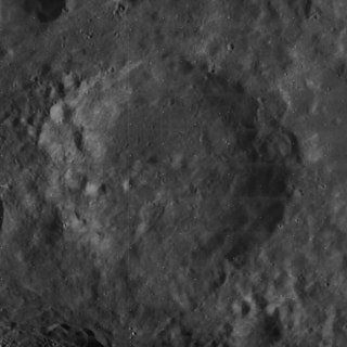 <span class="mw-page-title-main">Snellius (crater)</span> Crater on the Moon