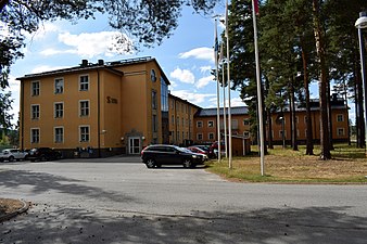 (Stabs?)byggnad vid Trängvägen i Sollefteå
