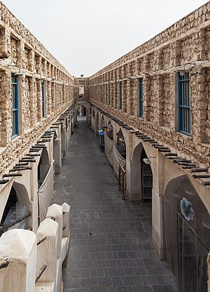 Alley in the Old Souq Waqif market, Doha, Qatar