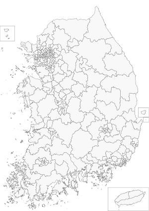 300px south korean legislative election map %282020%29.svg