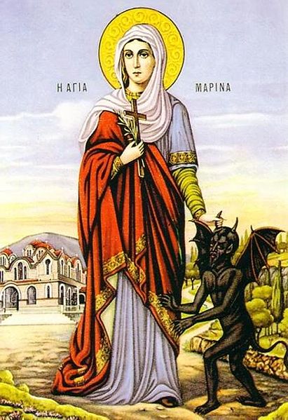 File:St.Marina the Martyr holding a devil.jpg