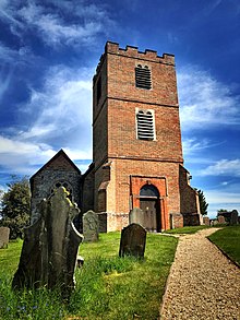 Front View of St. Mary's Church Hamstead Marshall