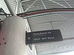 Station signage at the Maluri LRT station pointing to the Maluri MRT station.