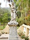 Statue located inside the Armenian Church in Dhaka.