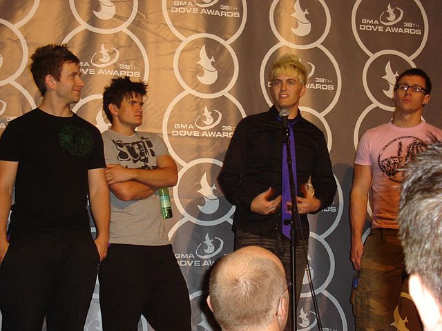 The Stellar Kart group, at a press conference, after the GMA Dove Award in Nashville, Tennessee, USA, in 2007