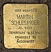 Stolperstein Bartningallee 3 (Hansa) Martin Schlesinger.jpg