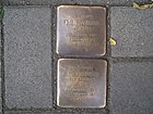 Stolperstein Düsseldorf 3 Bilk Merowingerstraße 64 2 Stolpersteine