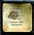 wikimedia_commons=File:Stolperstein Leo Holländer, Stolberg (Rhld.).JPG