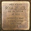 Stolperstein Schlüterstraße 63 (Rosa Zinner) in Hamburg-Rotherbaum.JPG