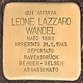Stolperstein für Leone Lazzaro Wandel (Triest).jpg