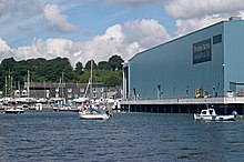 Princess Yachts make motor yachts off the A374 in Stonehouse Stonehouse Pool and Boatbuilding Yard - geograph.org.uk - 325081.jpg