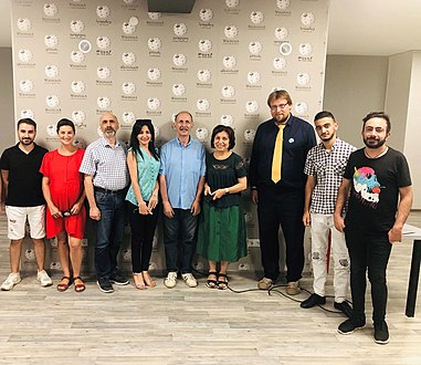 Group photo with members of Armenian Wikicommunity