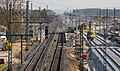 * Nomination New track construction at Strullendorf station. View to the south. --Ermell 09:30, 11 March 2023 (UTC) * Promotion Can you please crop the crane at the top? --Poco a poco 09:54, 11 March 2023 (UTC)  Done Thanks for the review.--Ermell 20:28, 11 March 2023 (UTC) You left a cable, could you clone it out or crop it? --Poco a poco 22:02, 12 March 2023 (UTC) Done Better?--Ermell 21:59, 13 March 2023 (UTC)  Support Indeed --Poco a poco 17:47, 14 March 2023 (UTC)