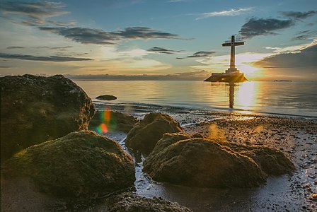 Sunken Cemetery in Camiguin, Philippines. Photograph: Ira Villanueva