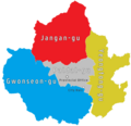 Districts of Suwon