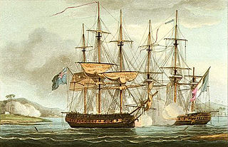 <span class="mw-page-title-main">Battle of Mahé</span> Minor naval engagement of the last year of the French Revolutionary Wars