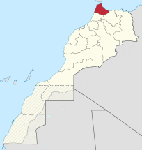 Tangier-Tetouan in Morocco (de-facto).svg