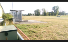 Airfield gas station