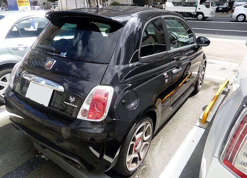 File:The rearview of ABARTH 595 competizione.JPG