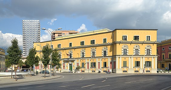 Building of the Ministry of Public Works, Transportation and Telecommunications in Tirana