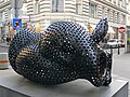 Tony Cragg: Ferryman, 1997, Bronzeguss patiniert, Tuchlauben, Wien (Sammlung der BAWAG)