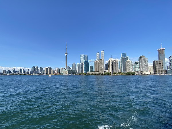 Toronto skyline from Toronto Harbour