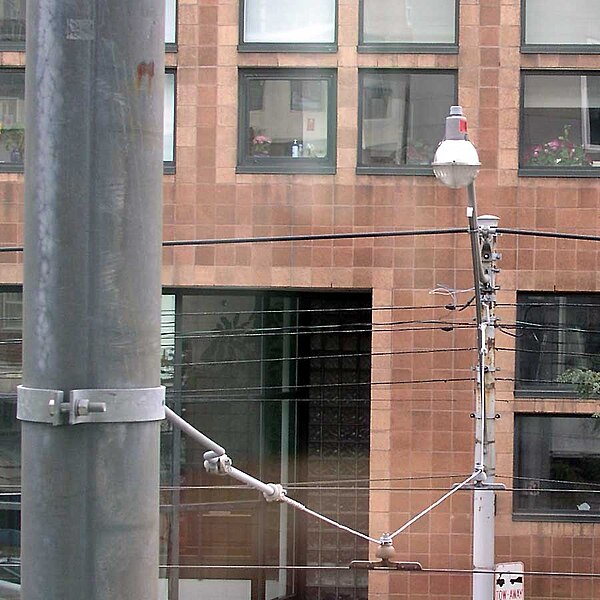 File:Toronto Streetcar Trolley Wire.jpg