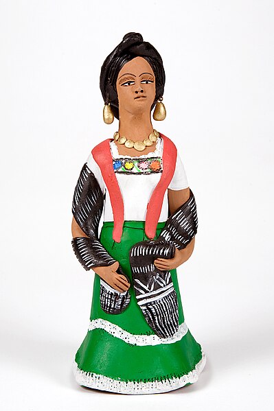 File:Traditional woman by Guillermina Aguilar Alcántara.jpg