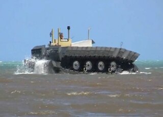 <span class="mw-page-title-main">DARPA Captive Air Amphibious Transporter</span> Amphibious vehicle