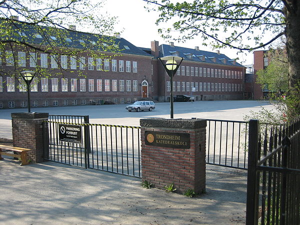 The cathedral school of Trondheim, founded in 1152, is the oldest school in Norway. Today, the Katedralskole serves as secondary school.