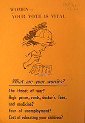 1963 flyer from Sydney, urging women to vote. UAW voting flyer.jpg