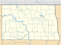 Гидрографическая карта Северной Дакоты 