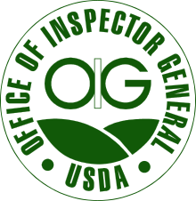 Seal of the OIG USDA-OfficeOfInspectorGeneral.svg