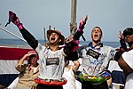 Thumbnail for File:US Navy 100627-N-5319A-213 Ensigns Benjamin Hall and Sidney Gulledge celebrate becoming.jpg