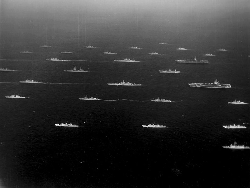 File:United States 7th Fleet Battle Force underway in 1989.jpg