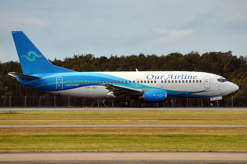 File:VH-INU Boeing 737-3Y0 Our Airline (6600855059).jpg