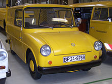 Bundespost
vehicle, 1960s/70s, with old-style BP plate VW Fridolin Heusenstamm 05082011.JPG